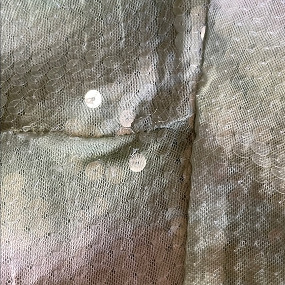 Caroline Constas Dress Midi Slip in Mint Green Ombre Sequins Nwt - Picture 5 of 5